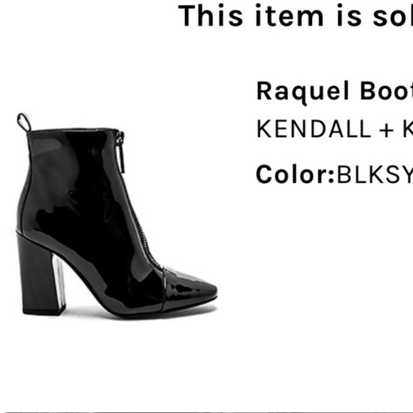 Kendall and Kylie patent leather boot sz. 7 - Picture 1 of 5